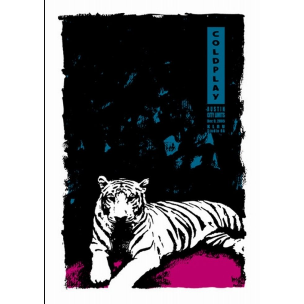 COLDPLAY 日本1500枚限定 リトグラフ　ポスター Coldplay - A Head Full Of Dreams Tour Poster #1 – The Autograph